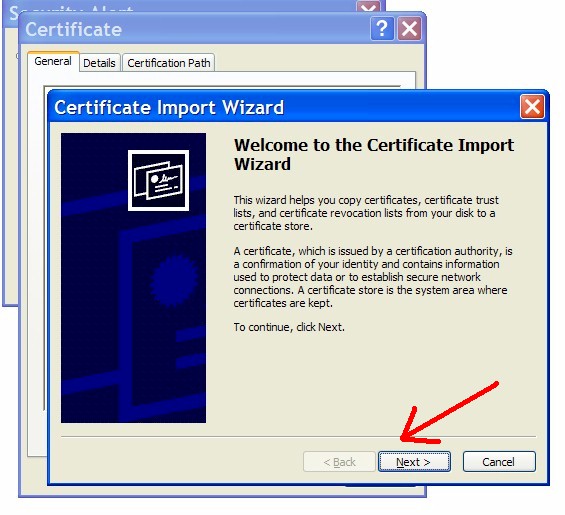 Click "Next". Click "Next".