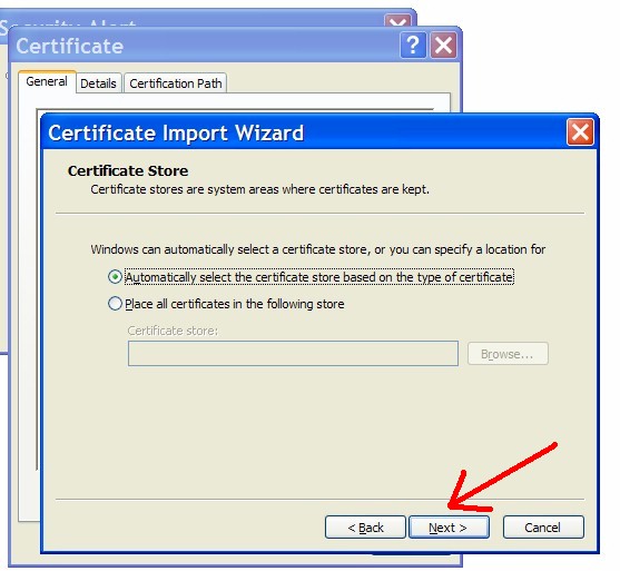 Click "Next". Click "Next".